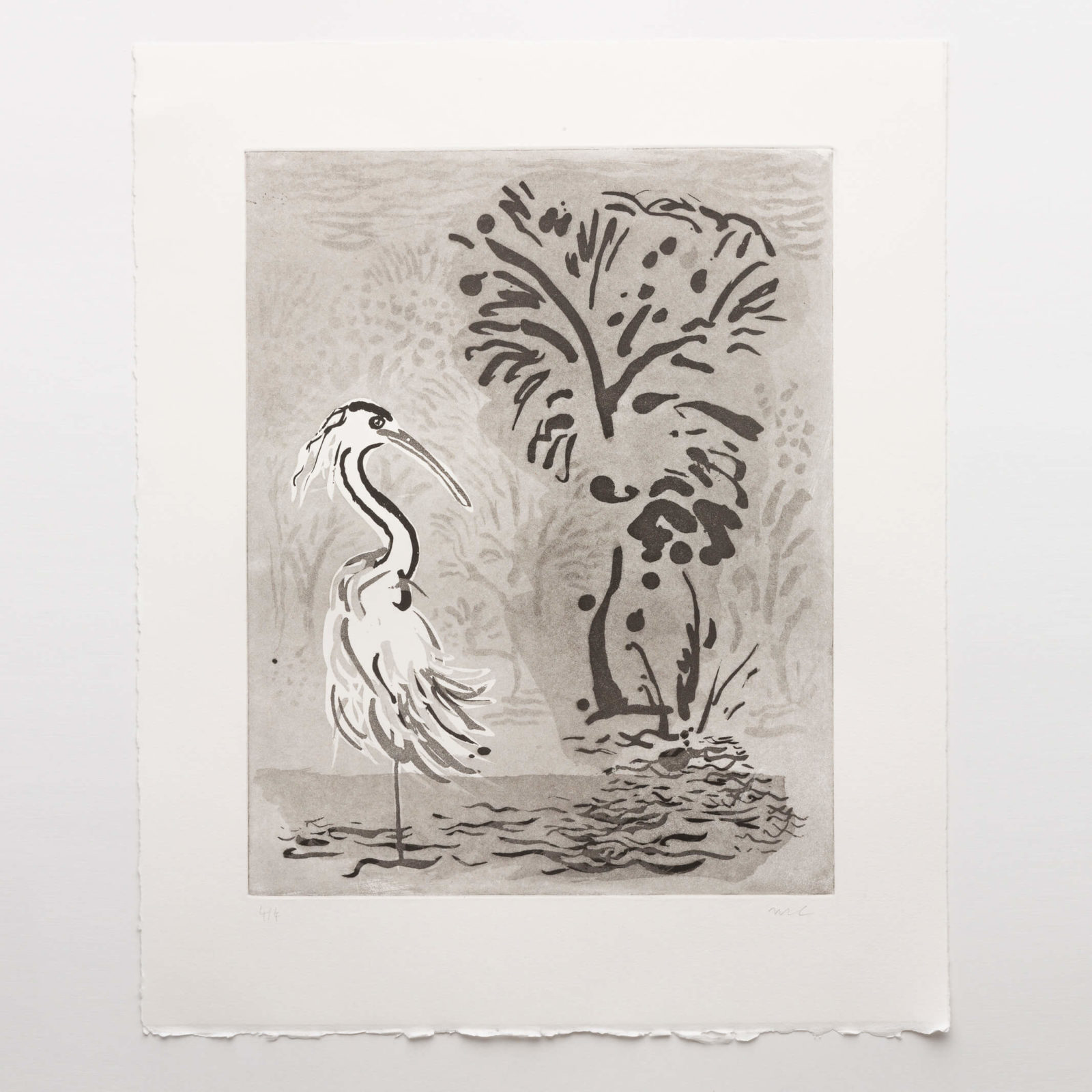 Crane (aquatint)