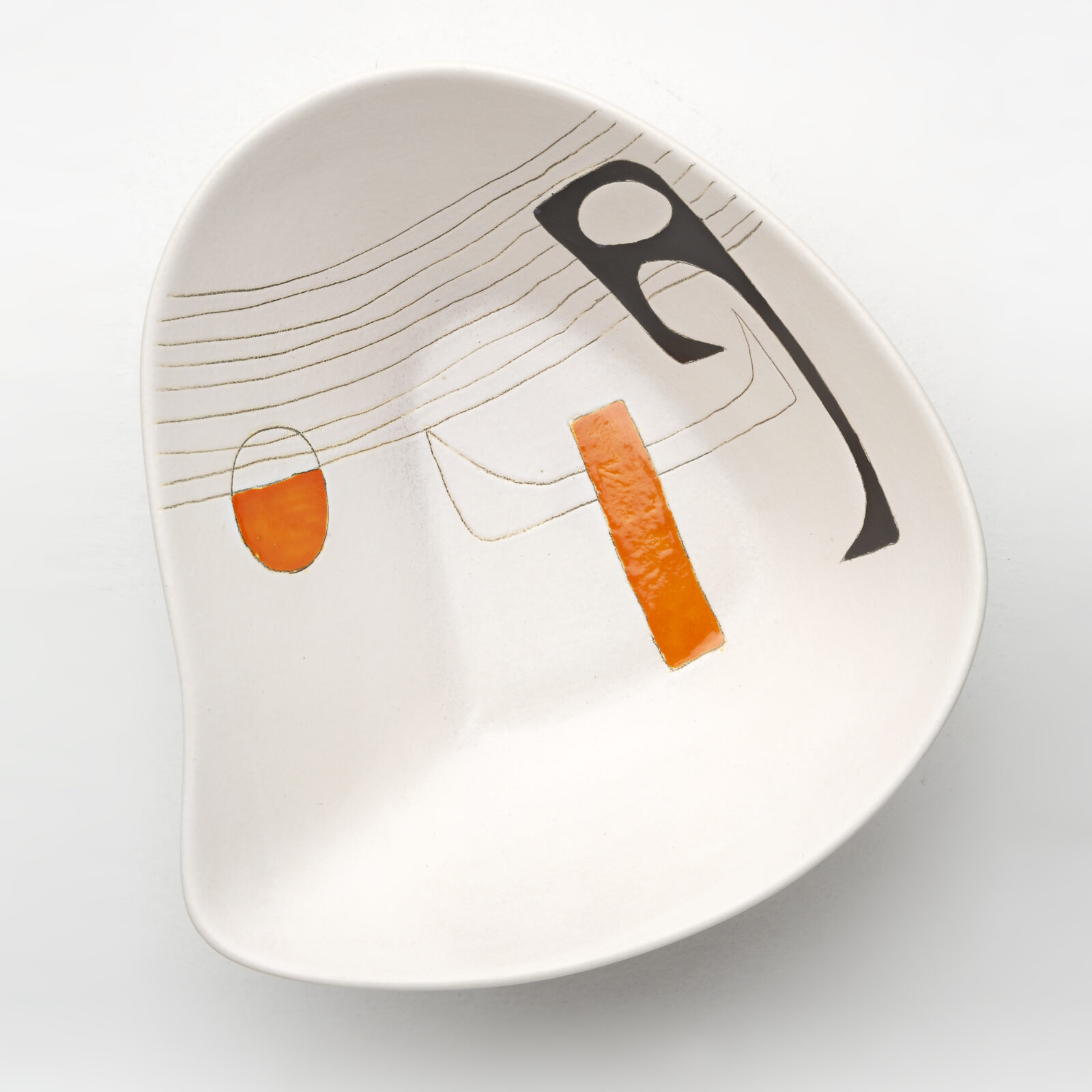 Large free-form dish