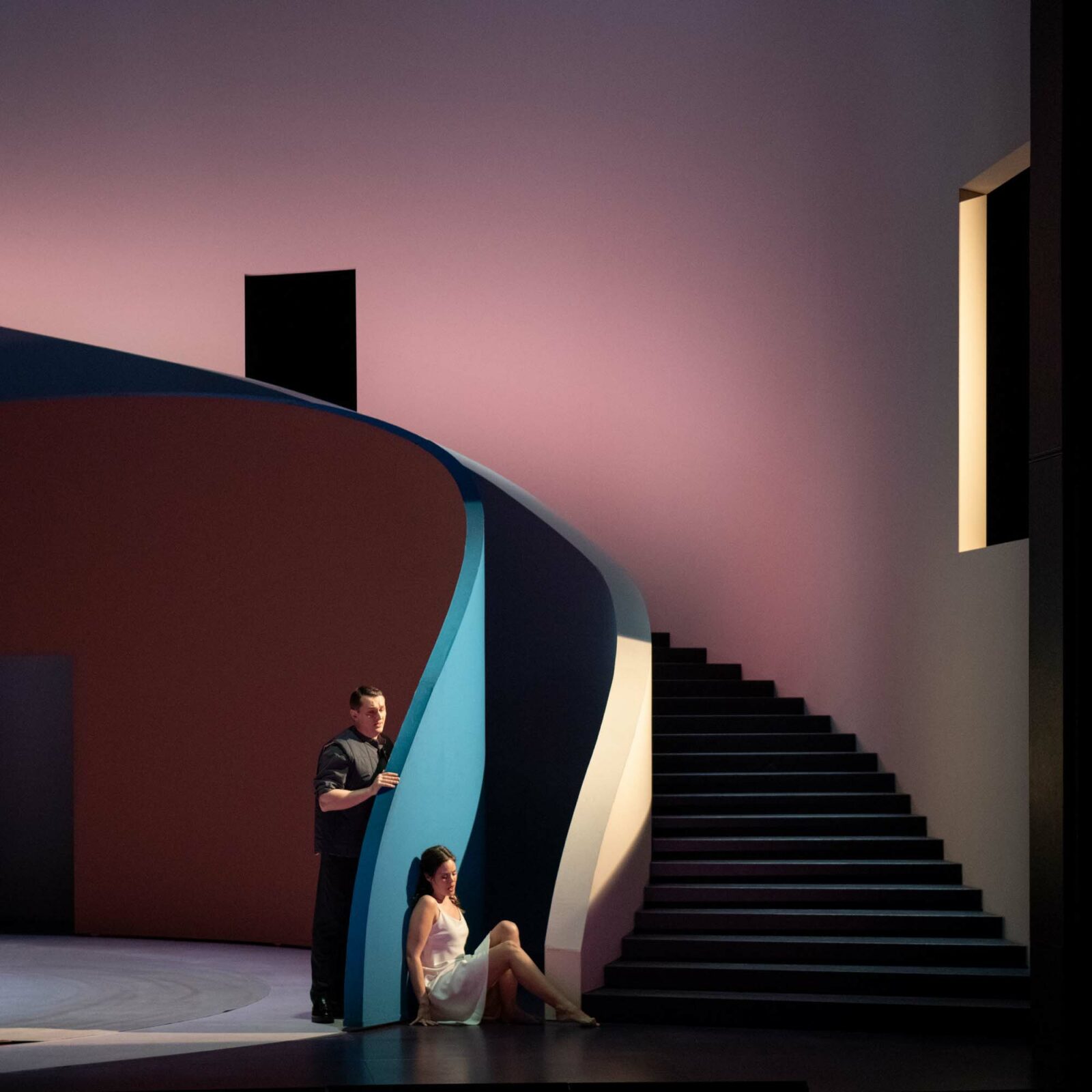 Set Design of Rigoletto Opera at Theater Basel