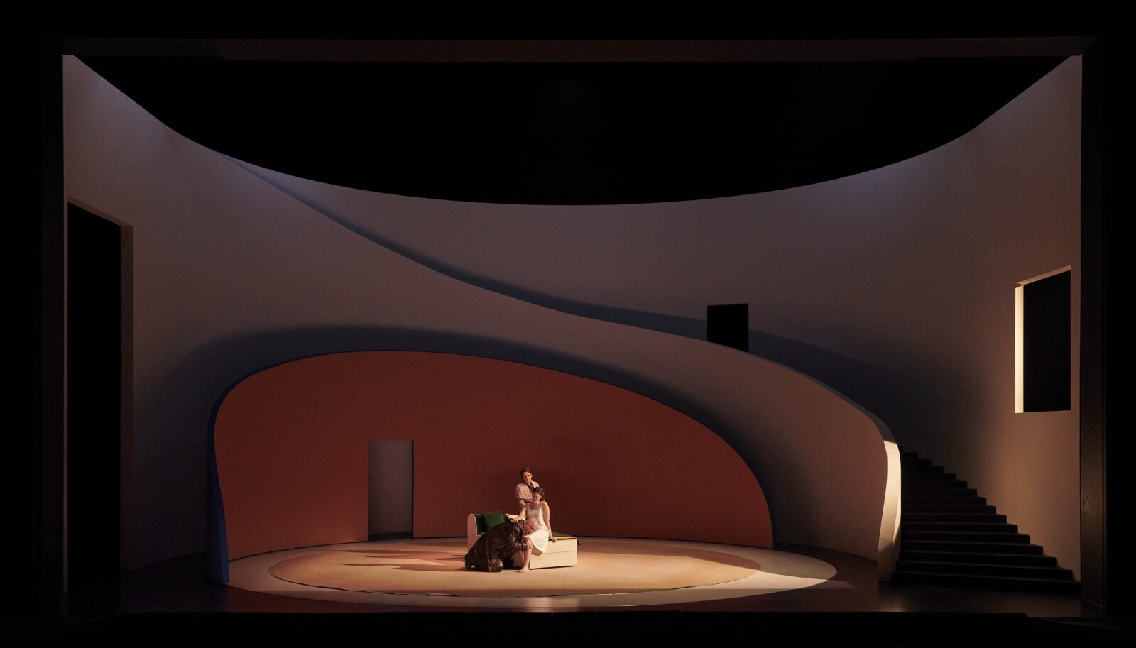 Scénographie de l’Opéra Rigoletto au Theater Basel