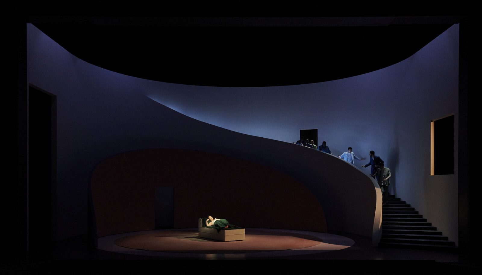 Set Design of Rigoletto Opera at Theater Basel