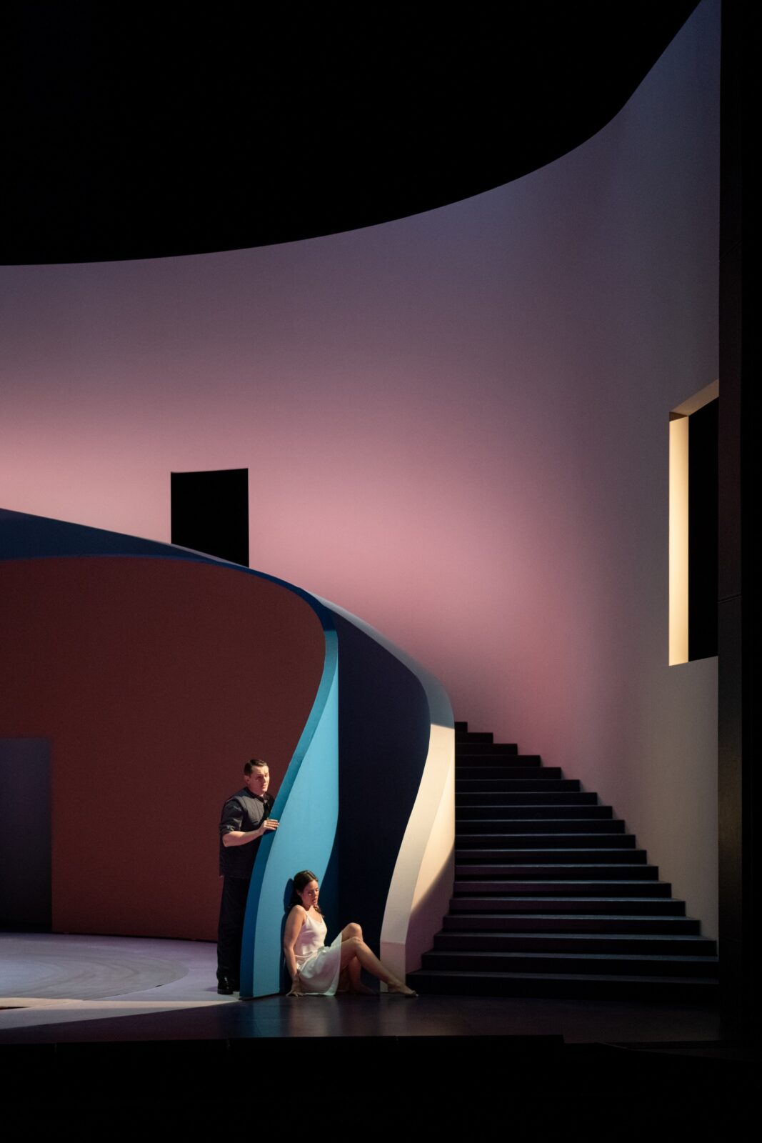 Set Design of Rigoletto Opera at Theater Basel