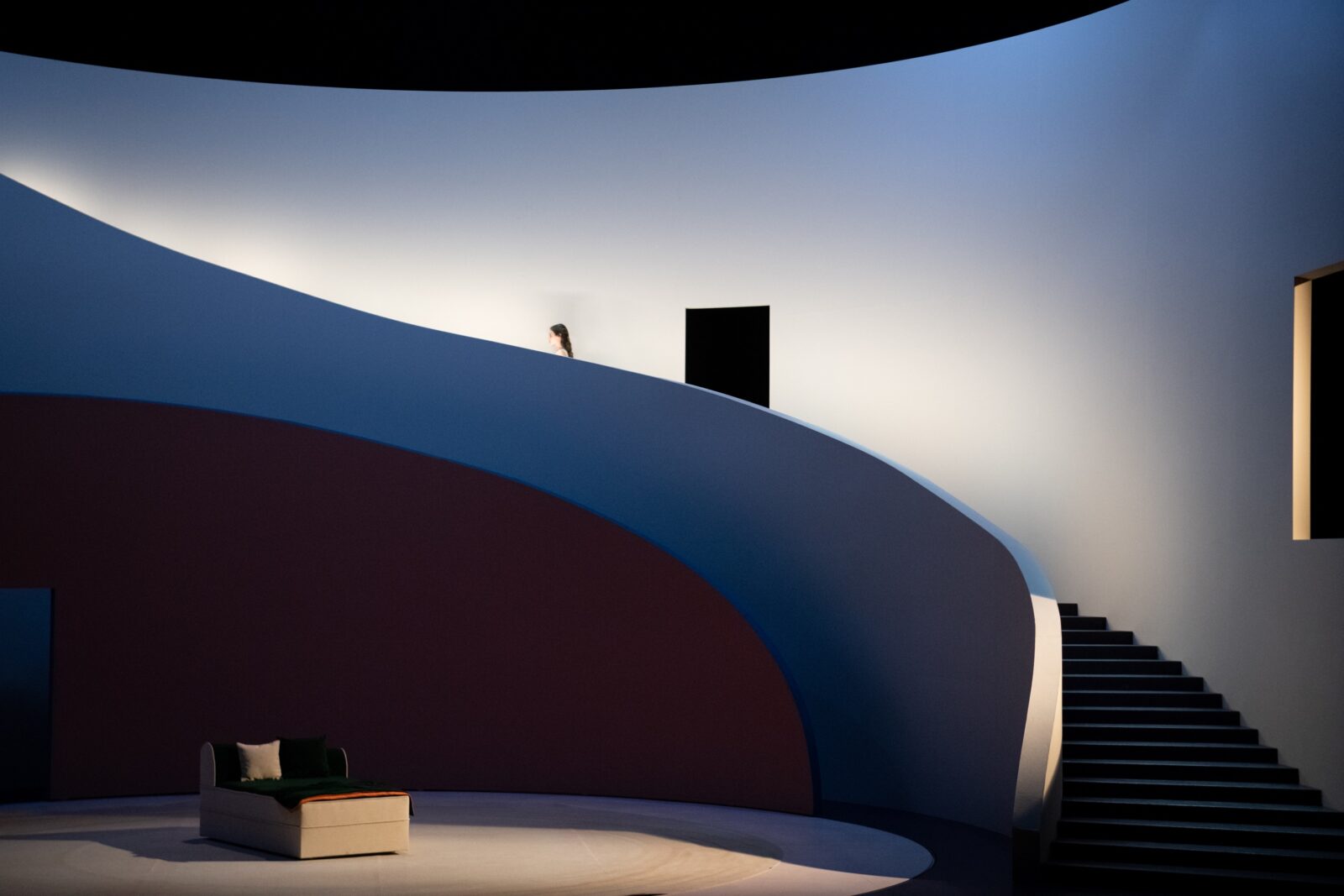 Set Design of Rigoletto Opera at Theater Basel