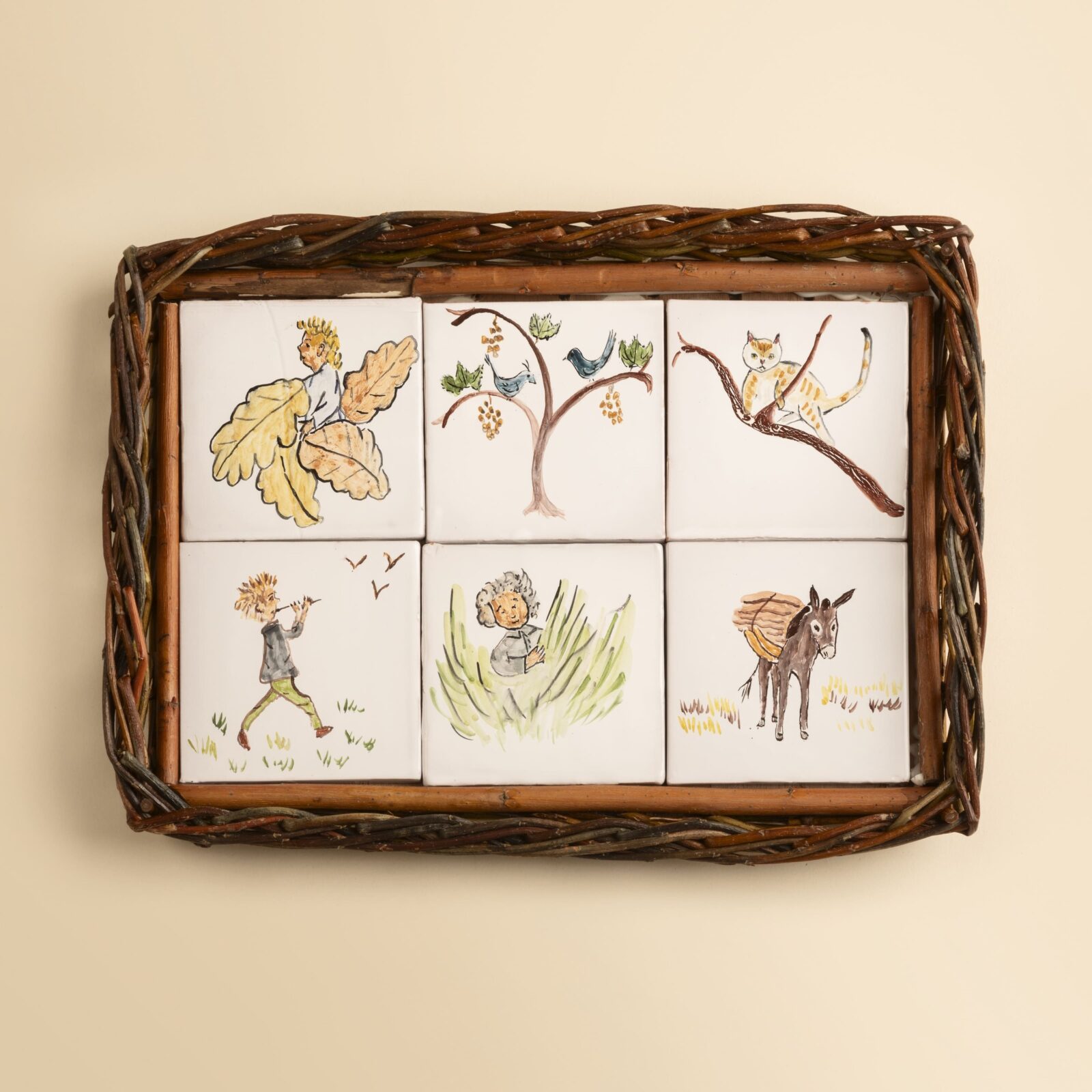 Plateau de service « Les enfants des bois »