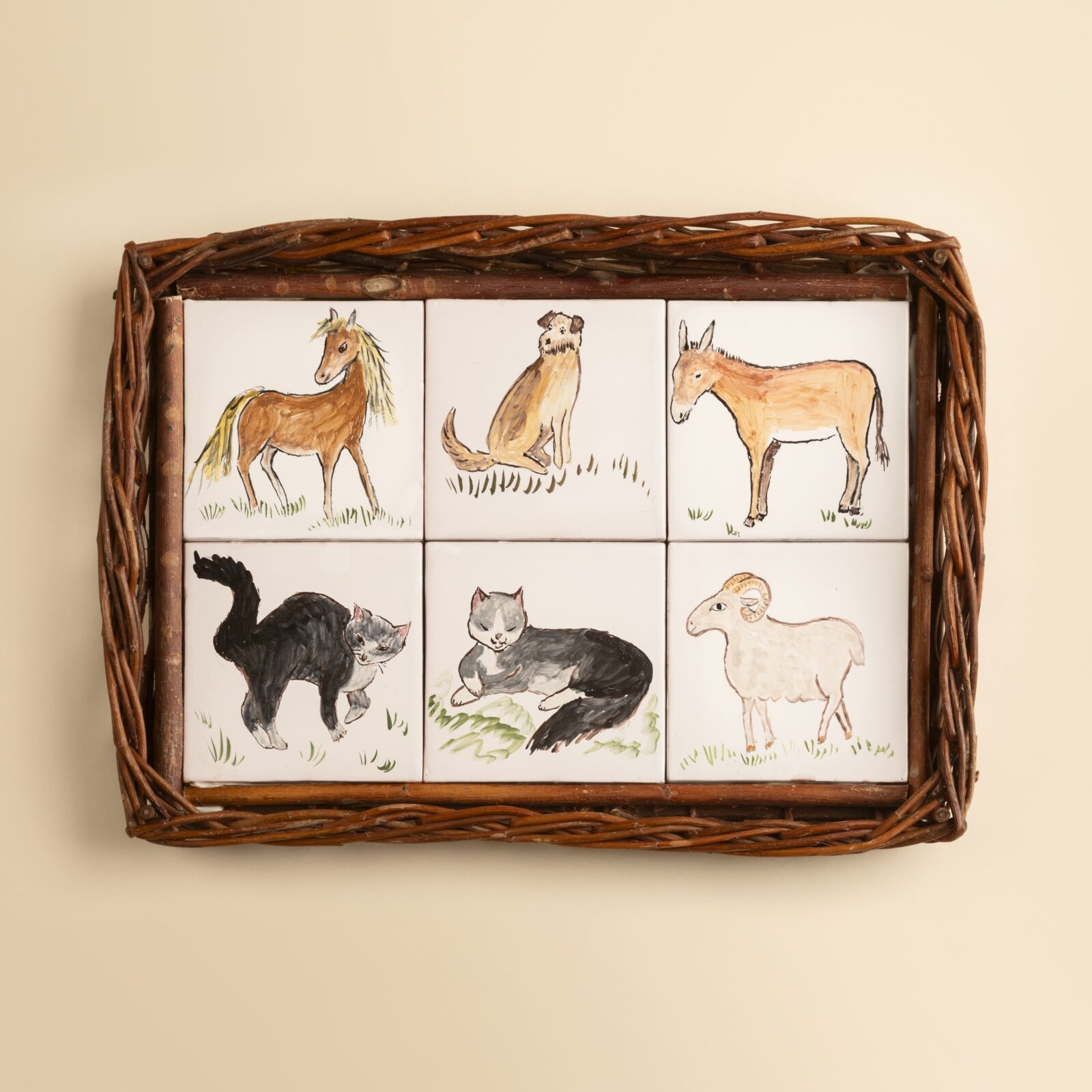 “The watchmen of the meadow” Serving tray