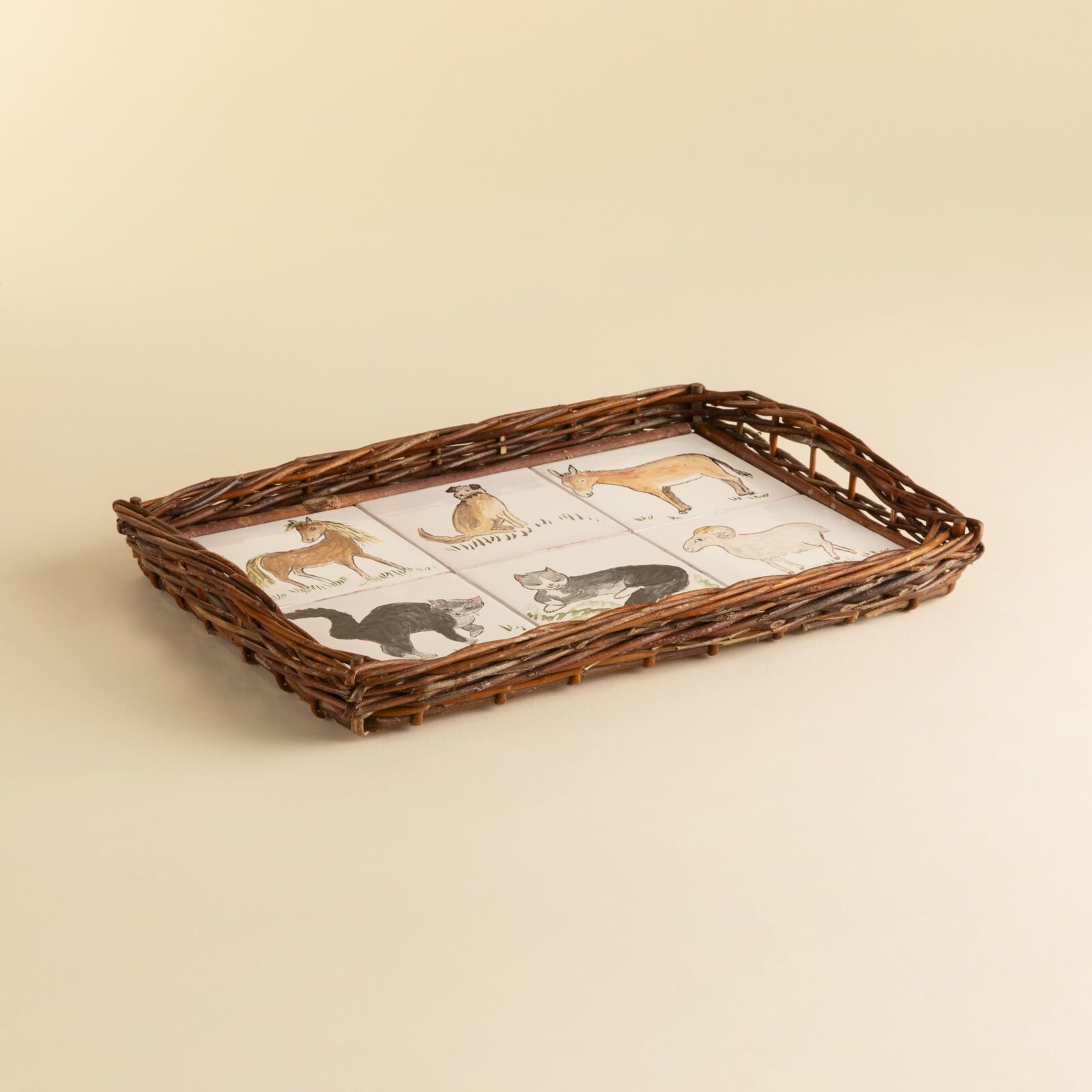 “The watchmen of the meadow” Serving tray