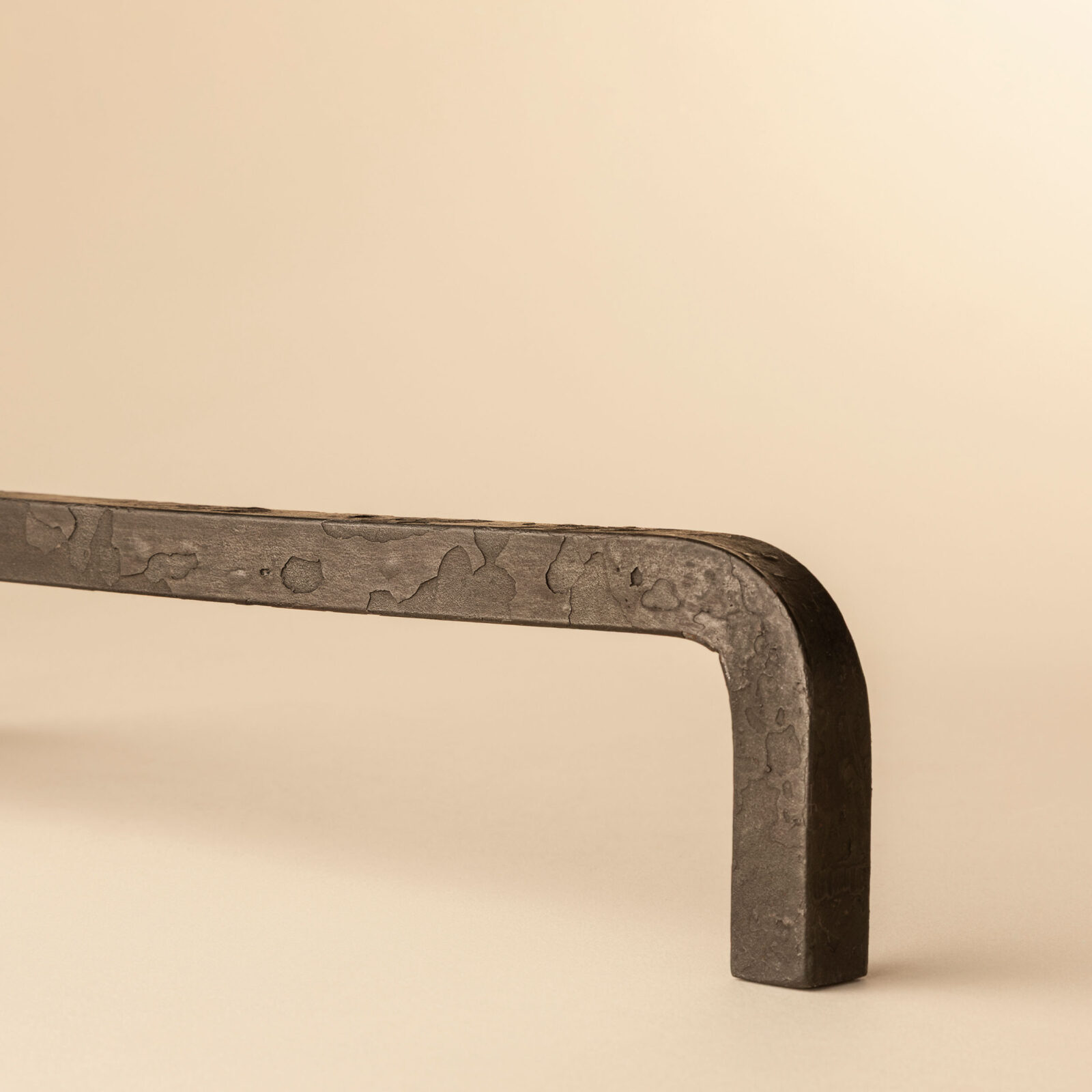 Paire de chenets trèfles