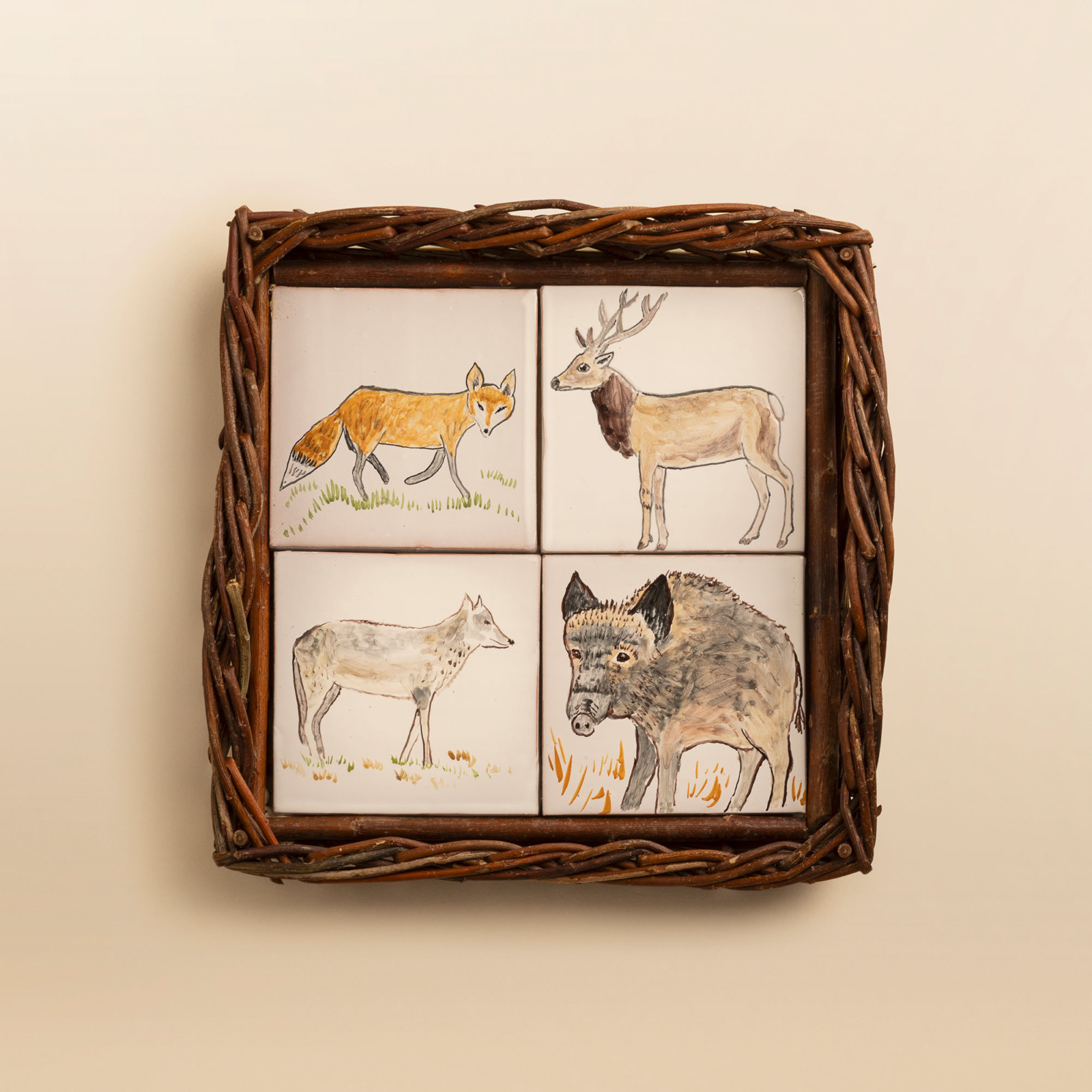 Plateau de service « Les animaux de la forêt »