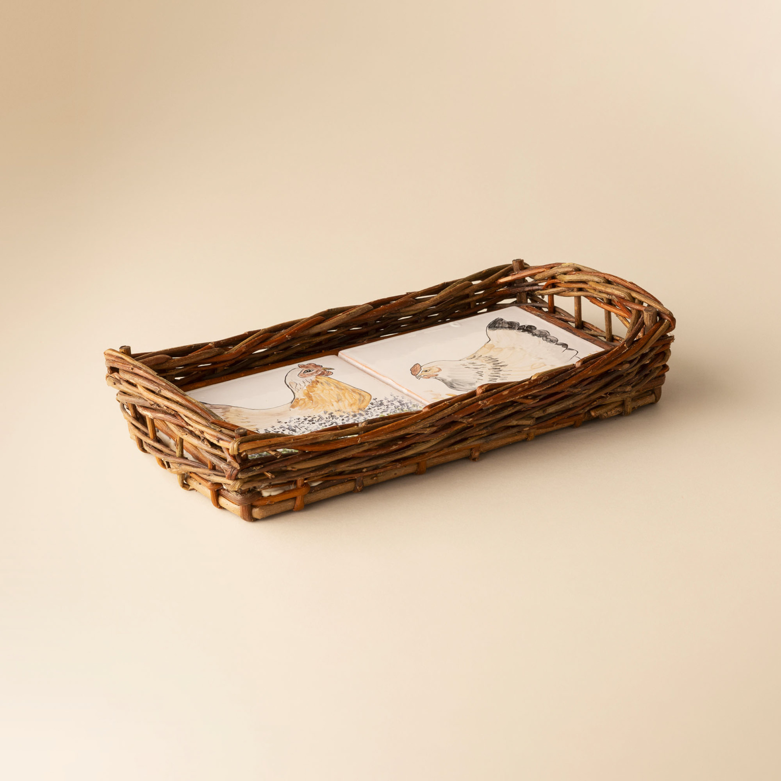 Plateau de service « Les poules »