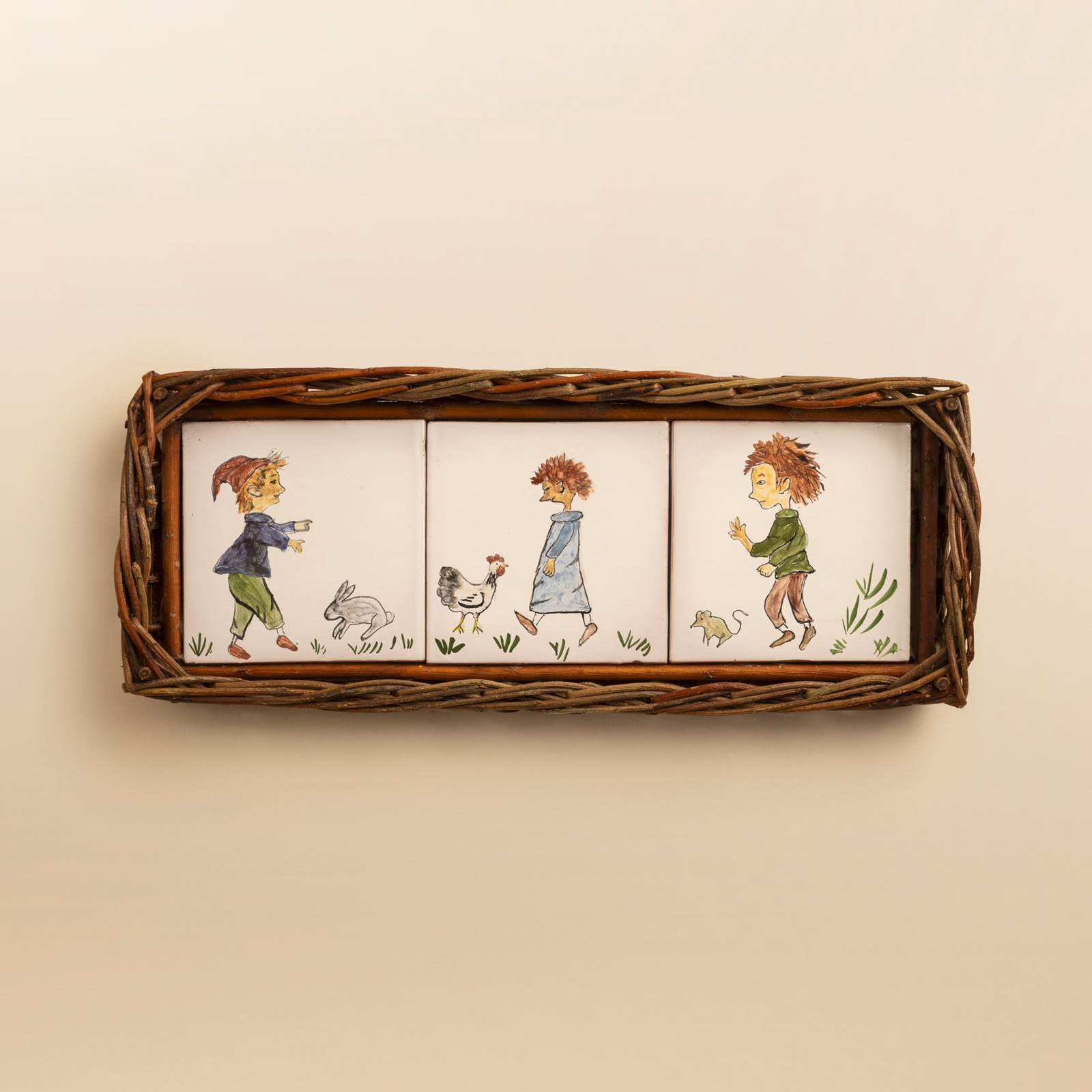 “The children of the farm” Serving tray