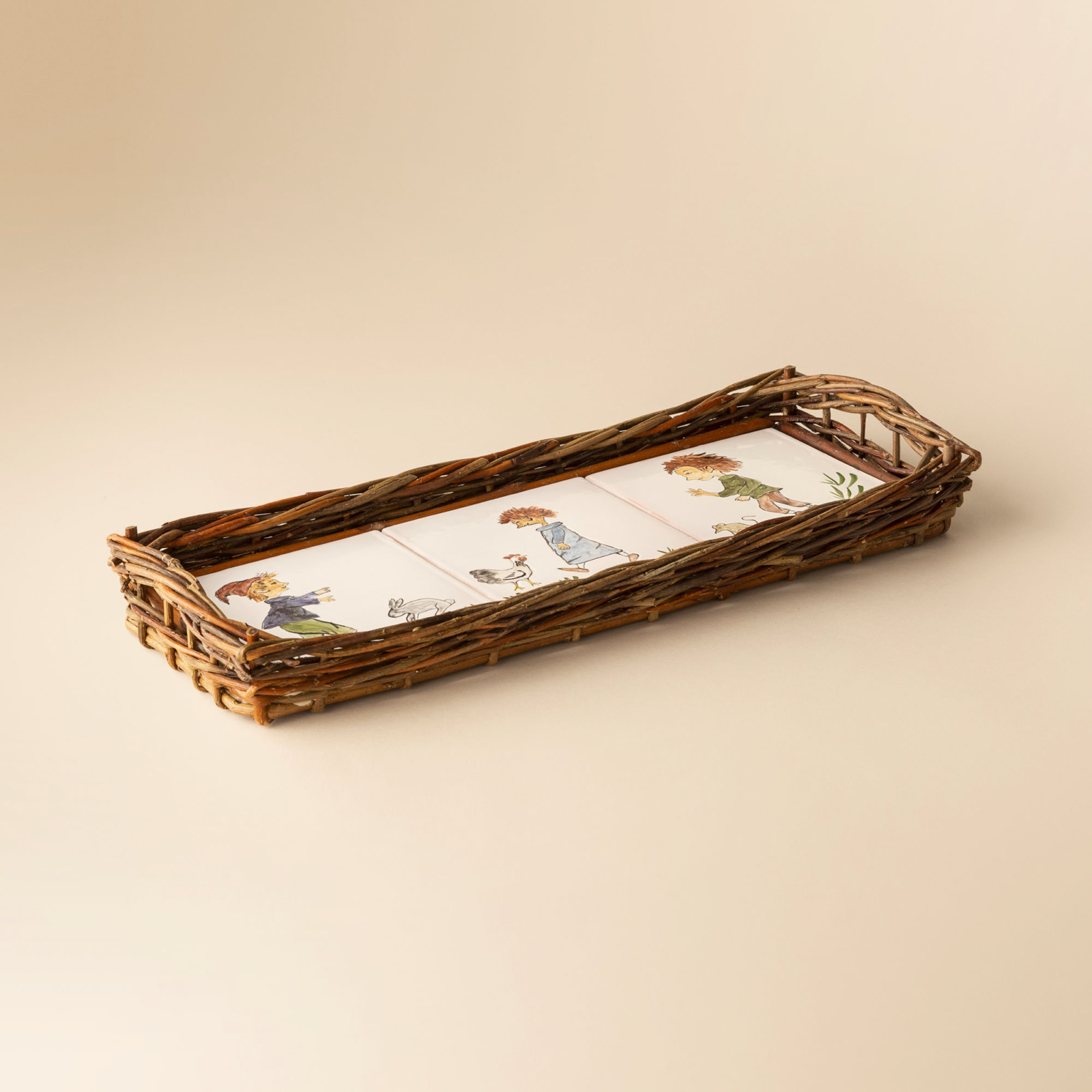 “The children of the farm” Serving tray