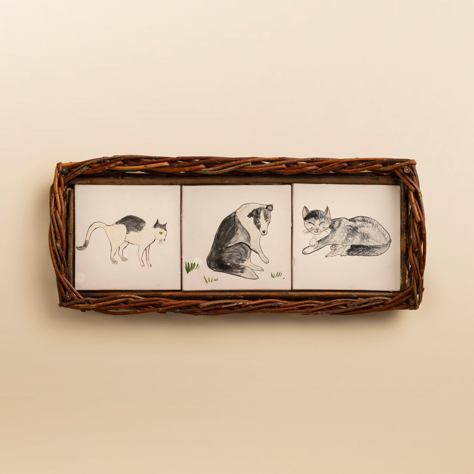 Plateau de service « Chats & chien »